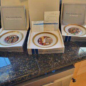 NIB 3 Vintage Royal Copenhagen Hans Christian Andersen Pates (1975)